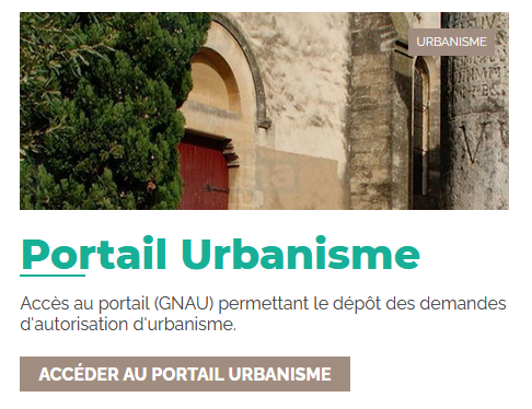 Capture portail urbanisme