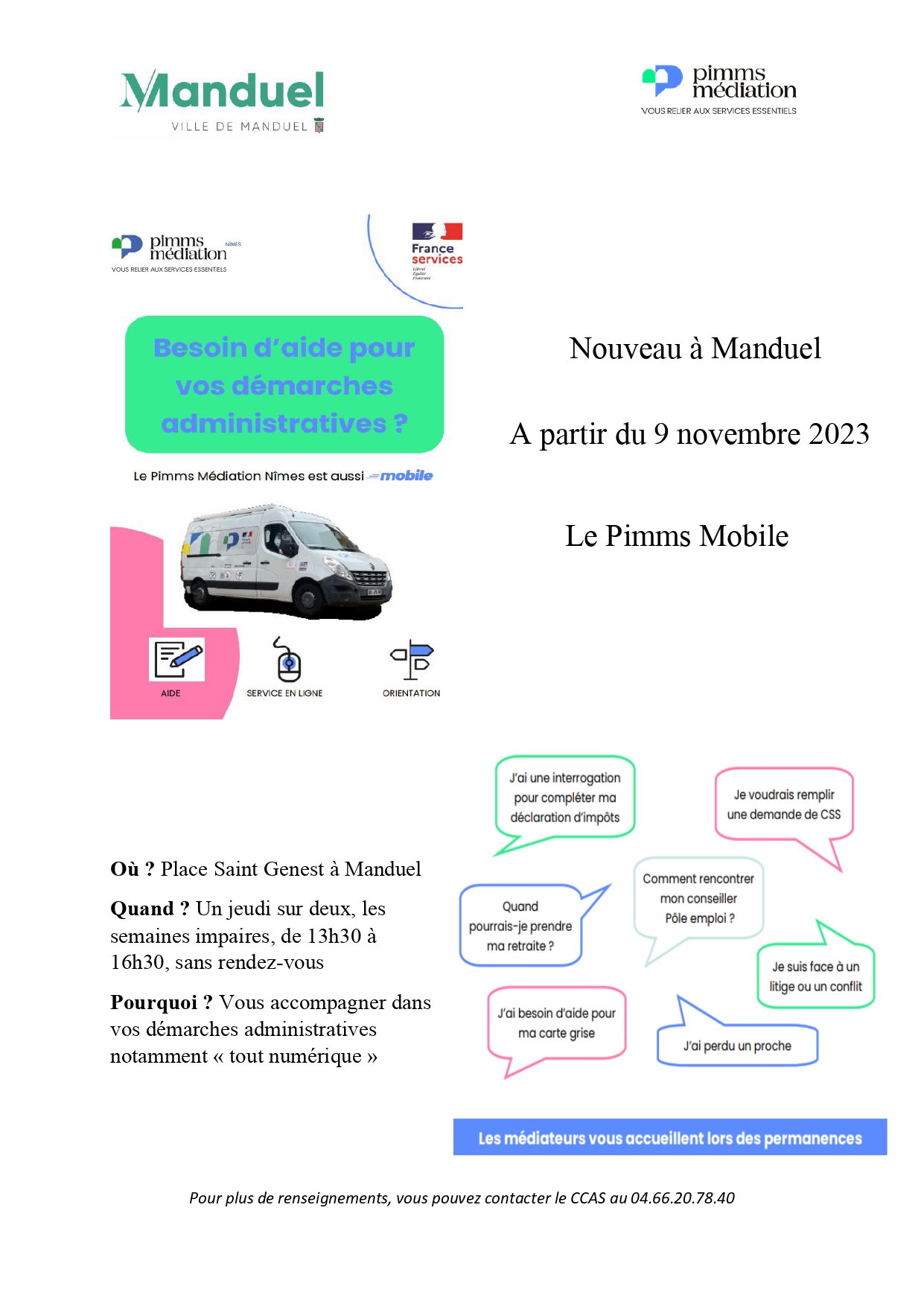 Affiche Permanence Pimms