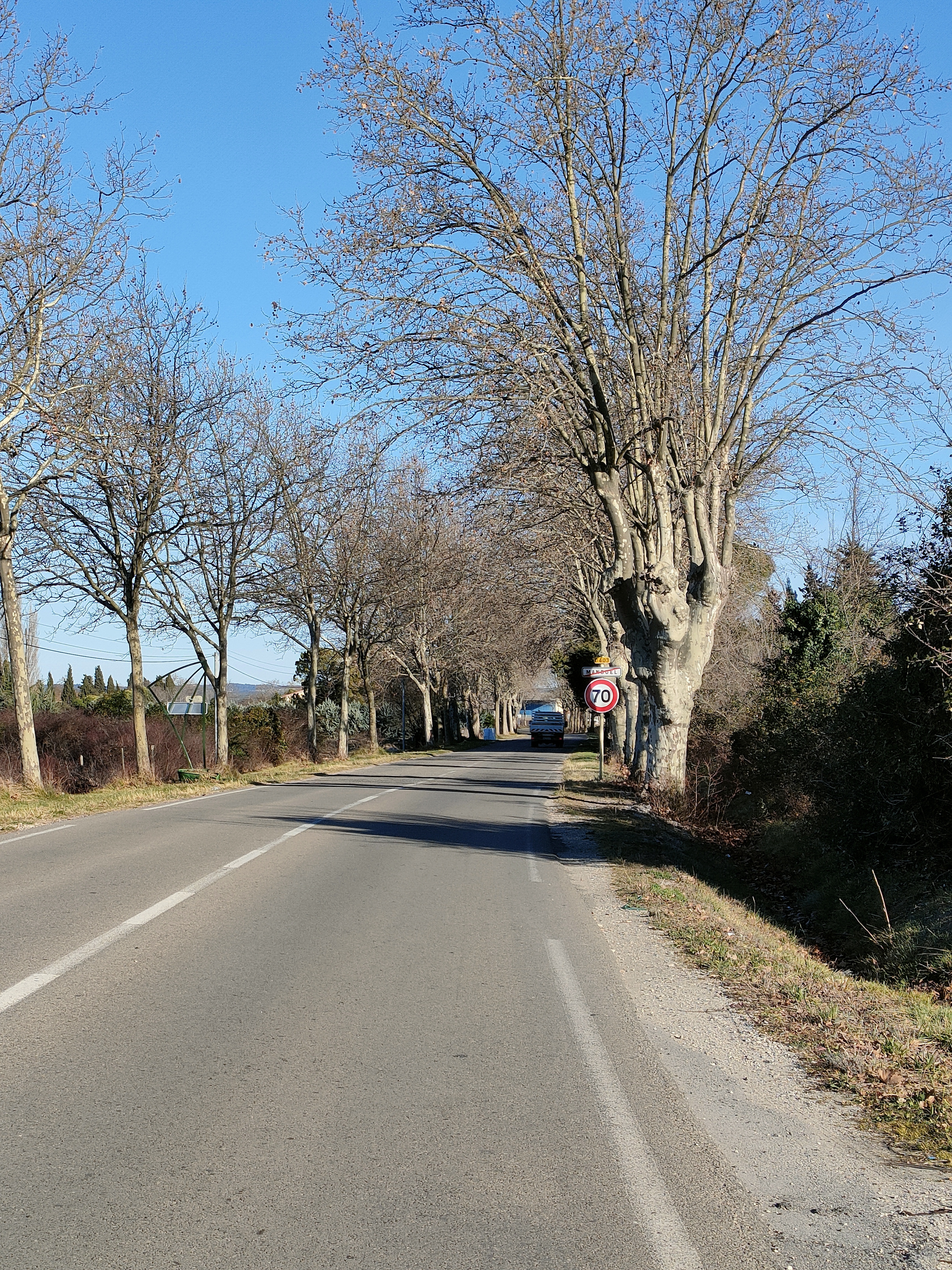 photo RD 403 limitation de vitesse 