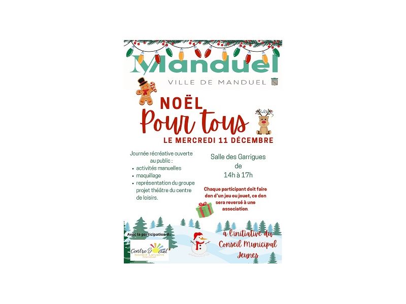 Noël pour tous Mercredi 11 décembre 2024
