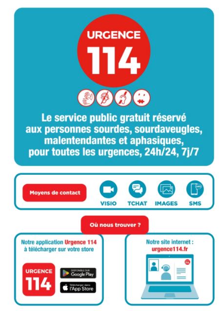 affiche urgence 114
