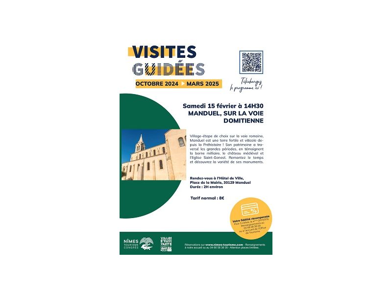 visite guidée voie domitienne 15-02-2025