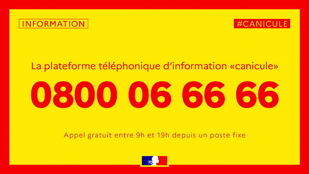 numéro de téléphone canicule